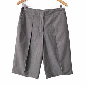Kit And Ace Gray Bermuda Career Shorts Size 4 Wool